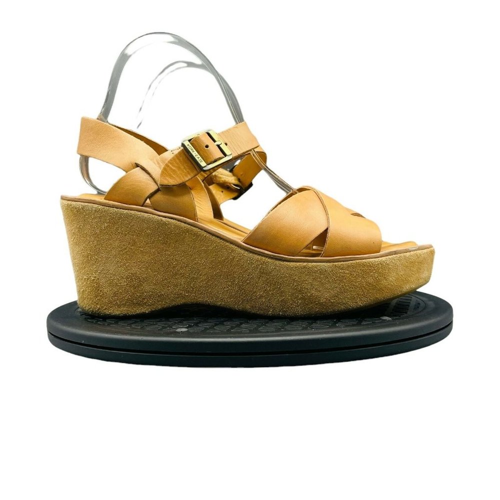 Kork Ease Ava Leather Platform Ankle Strap Sandal… - image 1